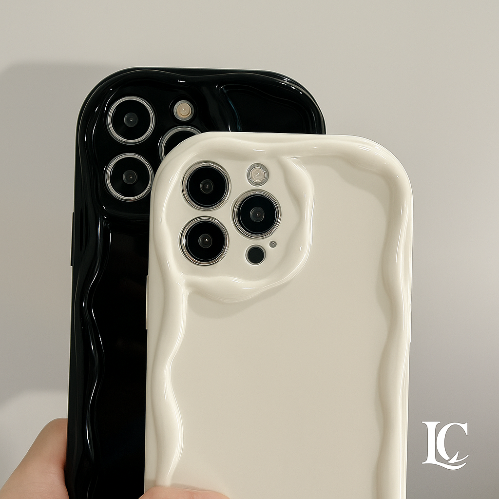 Coque de téléphone ondulée