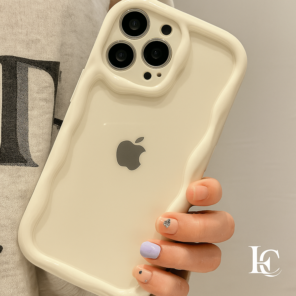 Coque de téléphone ondulée