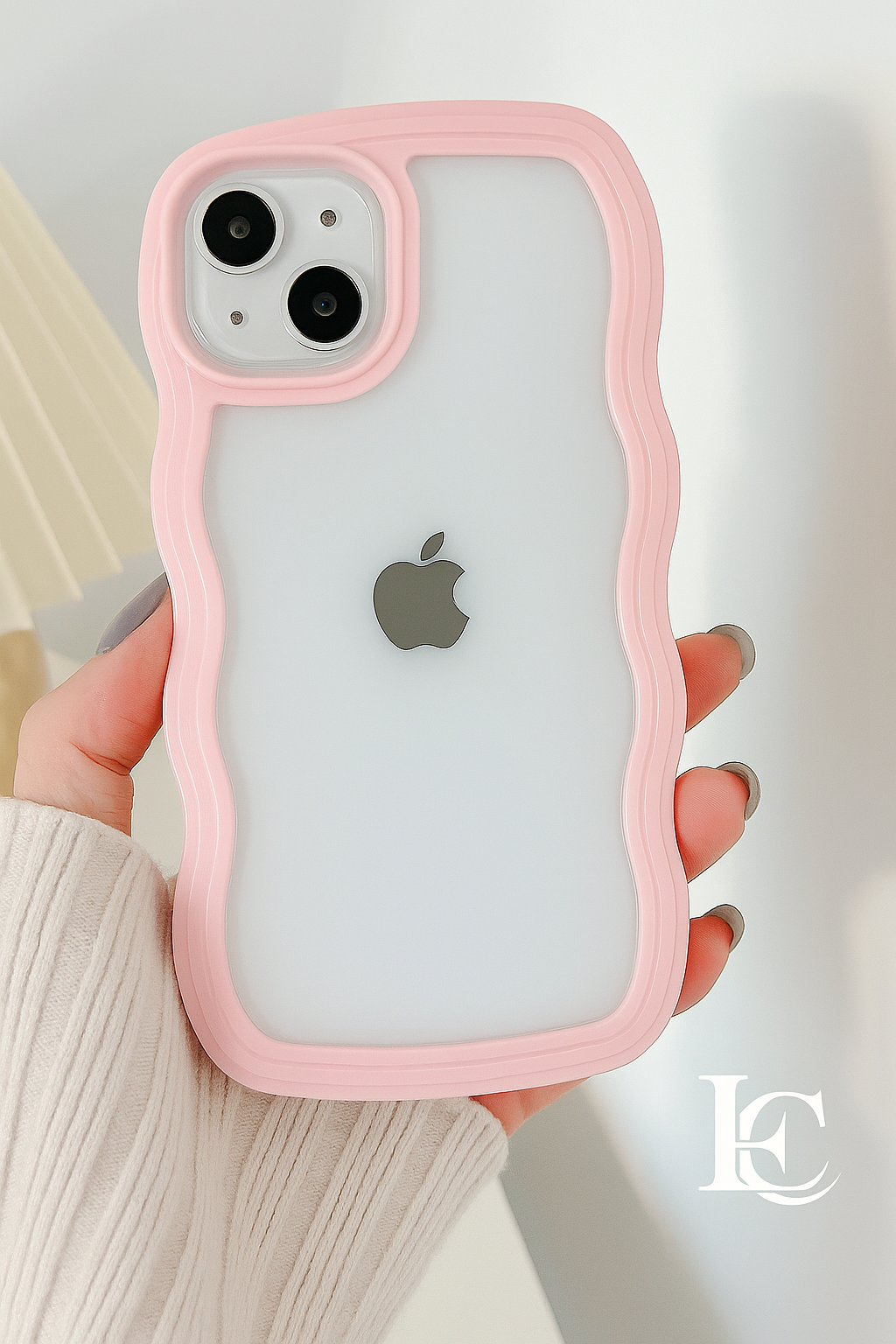 Coque de téléphone ondulée