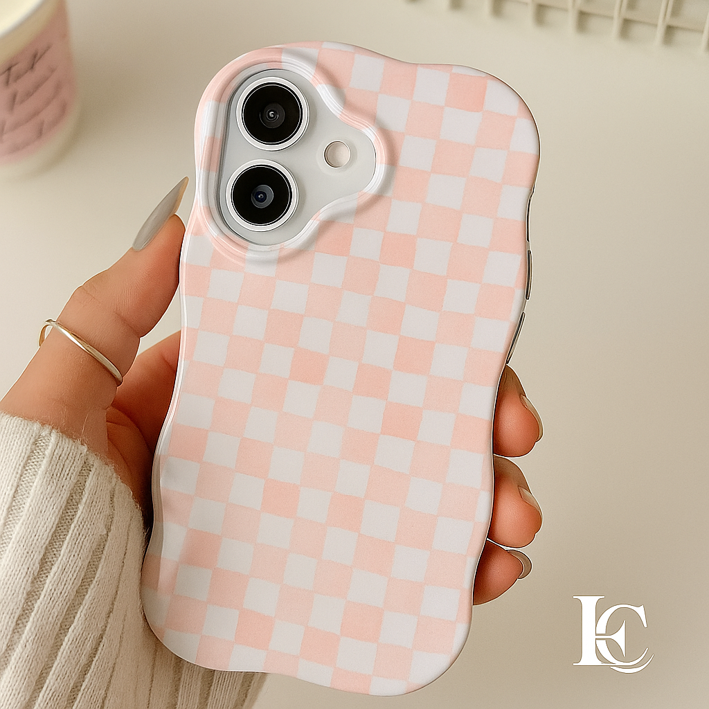 Coque de téléphone a carreaux