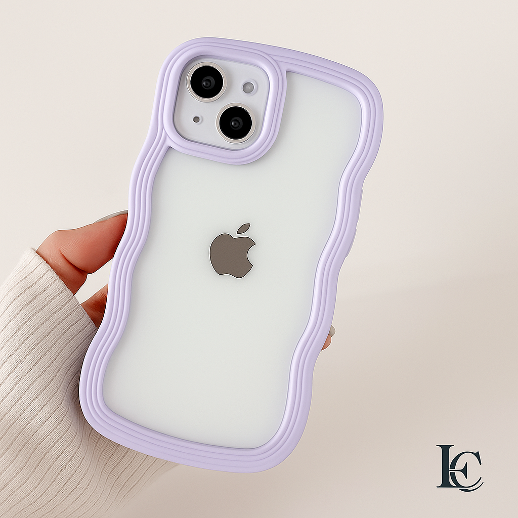 Coque de téléphone ondulée