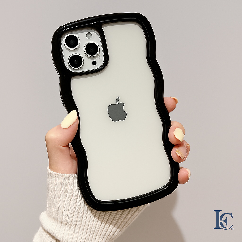 Coque de téléphone ondulée