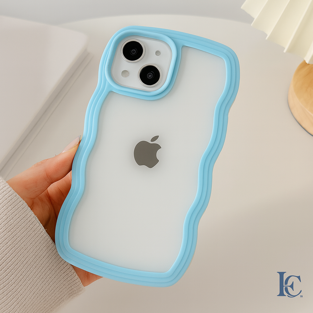 Coque de téléphone ondulée