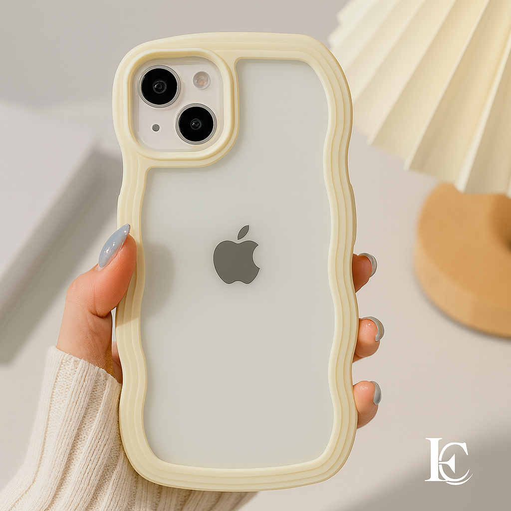 Coque de téléphone ondulée